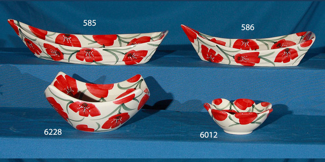 Barcas cuenco cuatro picos tulipa